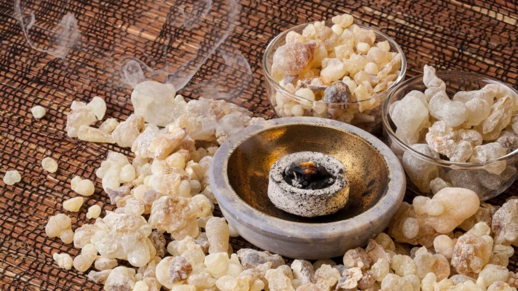 Frankincense Resin Burning