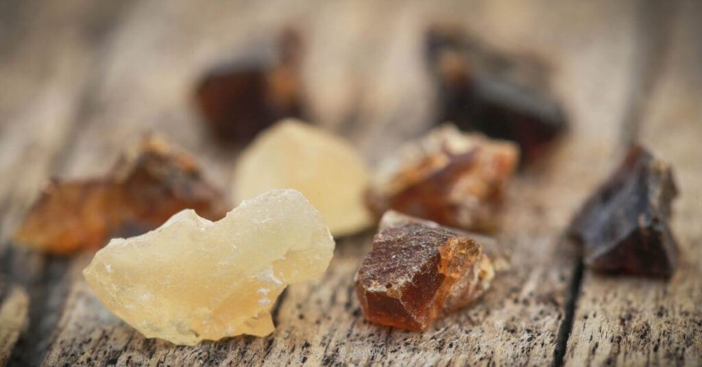 Home Frankincense and myrrh resin incense